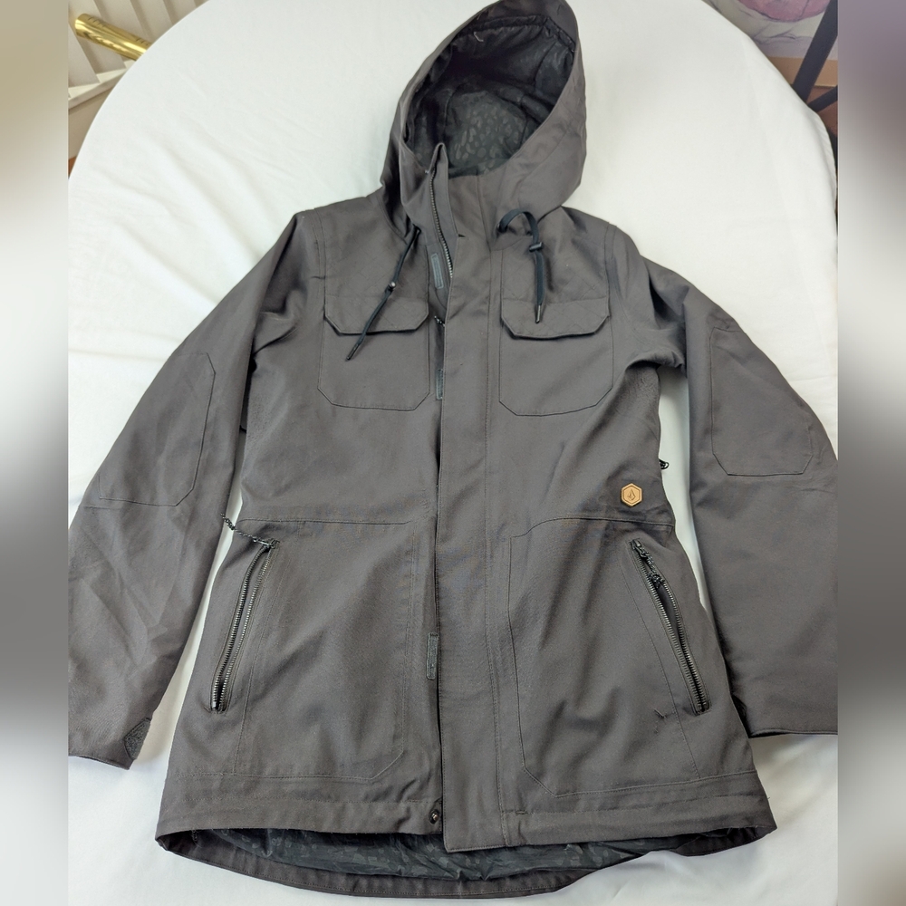 Volcom Ski Snow Jacket in Charcoal Gray